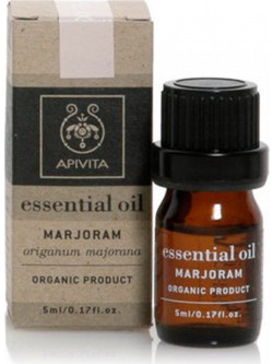 Apivita Βιολογικό Αιθέριο Έλαιο Μαντζουράνα 5ml