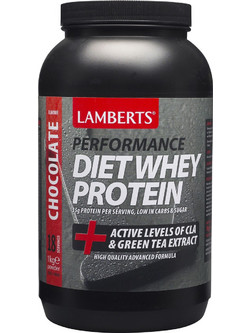 Lamberts Performance Diet Whey Chocolate Πρωτεΐνη Ορού Γάλακτος Γράμμωσης 1kg
