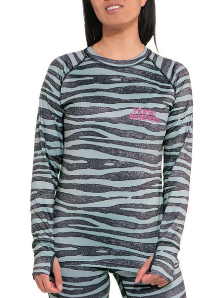 HORSEFEATHERS MIRRA THERMAL TOP ZEBRA