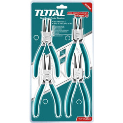 Total Τσιμπίδες Ασφαλείας Σετ Μήκους 180mm 4τμχ (THT114041)