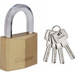 MASTER LOCK 1165EURD ΛΟΥΚΕΤΟ ΜΠΡΟΥΤΖΙΝΟ ΒΑΡΕΩΣ ΤΥΠΟΥ ΜΕ 4 ΚΛΕΙΔΙΑ ΑΣΦΑΛΕΙΑΣ 60 mm