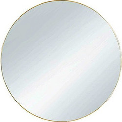 Καθρέπτης Τοίχου Στρογγυλός Esra 1330179 Φ50cm Gold Mirrors & More Μέταλλο
