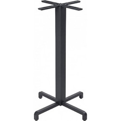 Fiore high ref.531 βάση τραπεζιού 02 - Anthracite 47,5x47,5x107cm