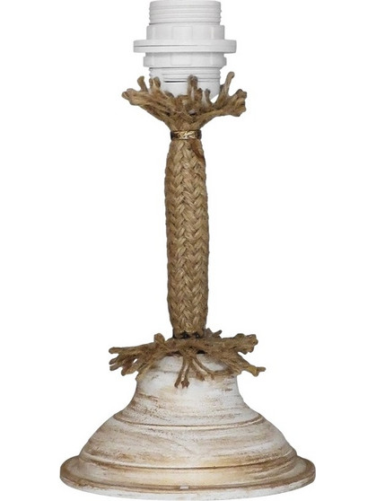 Heronia Lighting UT-WH-BR Πορτατίφ Ε27 Λευκό Μπεζ 09-0070