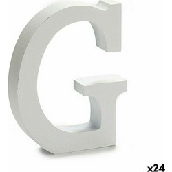 Στίχοι G Ξύλο Λευκό (2 x 16 x 14,5 cm) (24 Μονάδες)