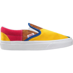 Slip On Vans Low Ua Classic Pride VN0A33TB44B1-Patchwork-True White