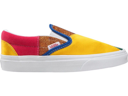 Slip On Vans Low Ua Classic Pride VN0A33TB44B1-Patchwork-True White