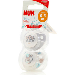 Nuk Disney Lion King Ανατομικές Ορθοδοντικές Πιπίλες Σιλικόνης 0-6m 2τμχ