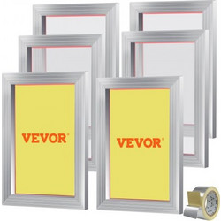 Σετ Μεταξοτυπίας VEVOR με Πλαίσιο 10x14in 110 Δίχτυ 6τμχ SYKJD61101014X54UV0