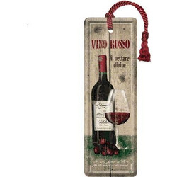 Nostalgic Μεταλλικός σελιδοδείκτης Vino Rosso