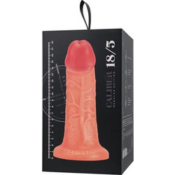 Realistic dildo Caliber 18/5 PVC flesh