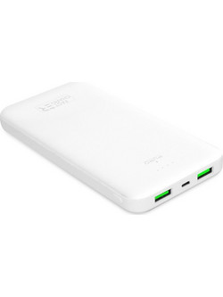 Puro Li-Poly Power Bank 10000mAh 12W με 2 Θύρες USB-A White
