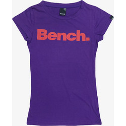 BENCH Women Dot logo T-Shirt - PURPLE - 1019-1028-2001-PRPL