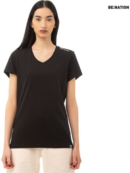 WOMEN V-NECK S/S TEE ESSENTIALS