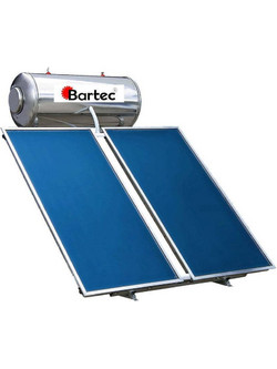 Bartec Premium Ηλιακός Θερμοσίφωνας 200lt 4m² Glass Διπλής Ενέργειας