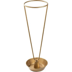 Ομπρελοθήκη 247HFM1227 22x22x70cm Gold Aberto Design Μέταλλο