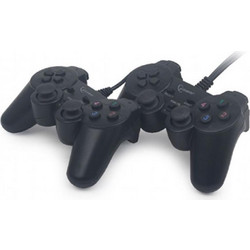 Gembird JPD-UB2-01 Double Wired Controller PC Black