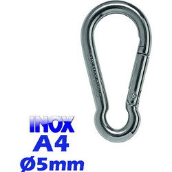 M8249-05 Γάντζος πυροσβεστικός - καραμπινερ O5mm INOX A4
