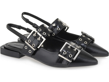 Γυναικείο Slingback Σε Χρώμα Μαύρο KALISTA 34612 AB NERO