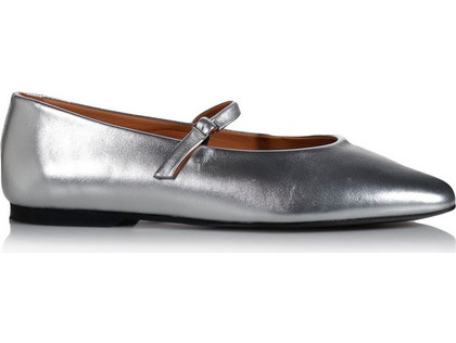 Calvin Klein MARY JANE BALLERINA HW0HW02269 02Y SILVER