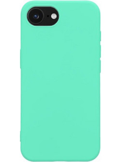 Back Cover Θήκη Λεπτής Σιλικόνης Matte για iPhone 16Ε Τιρκουάζ