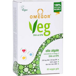 UGA Omegor Veg Ιχθυέλαιο 60 Μαλακές Κάψουλες