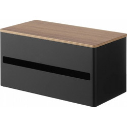 Θήκη Για Χαρτί Κουζίνας Rin YMZK1644 31,2x16,2x17cm Black-Natural Yamazaki Ατσάλι