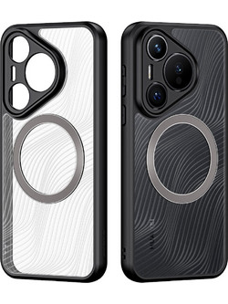 Σκληρή Θήκη DUX DUCIS Aimo Mag με MagSafe για Huawei Pura 70 - Διάφανο / Μαύρο