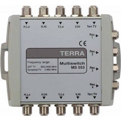 TERRA MS553 Επεκτεινόμενος Ενδιάμεσος Πολυδιακόπτης 5x4