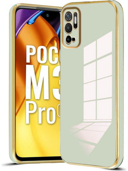 Bodycell Gold Plated Θήκη για Xiaomi Redmi Note 10 5G / Redmi Note 10T 5G / Poco M3 Pro 5G Mint Green