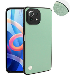 Bodycell Vegan Cover Θήκη Xiaomi Mi 11 Lite Light Green