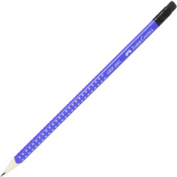 Μολύβι Faber-Castell grip 2001 Μπλε με γόμα