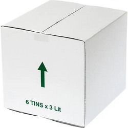 Χαρτοκιβώτιο 3 Φύλων για Φιάλες Λαδιού 6 x 3Lt Tins Ψηλό Π30,2 x Β28 x Υ26,5εκ