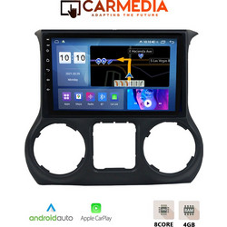Carmedia CMDU410-3 Jeep Wrangler 2011-2017 Ηχοσύστημα Αυτοκινήτου με Οθόνη Αφής & GPS