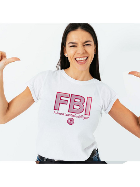 Γυναικείο T-Shirt Woman FBI - 6829