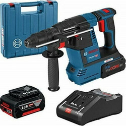 Bosch GBH 18V-26 F 061191000E Περιστροφικό Κατεδαφιστικό Πιστολέτο Μπαταρίας 18V με 2 Μπαταρίες