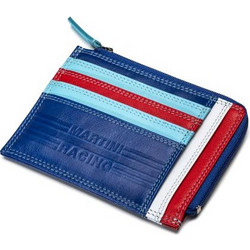 Sparco Martini Racing Δερμάτινο Ανδρικό Πορτοφόλι Μπλέ 12.5X9.5cm(099148MR)