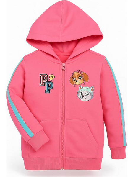 Ζακέτα Φούτερ με Κουκούλα Paw Patrol Pink 8020201