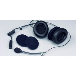 Stilo Open Face helmets intercom kit with earmuffs - WRC electronics