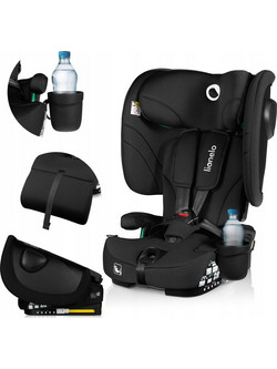 Lionelo Nelly Κάθισμα Αυτοκινήτου i-Size 9-36kg ISOfix Black Carbon