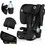 Lionelo Nelly Κάθισμα Αυτοκινήτου i-Size 9-36kg ISOfix Black Carbon