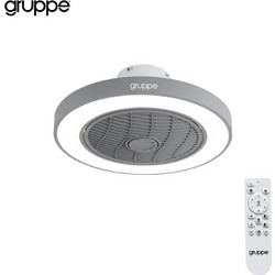 Gruppe CMBF-FS6008 Ανεμιστήρας Οροφής 50cm 32W με Φως & Τηλεχειριστήριο Γκρι