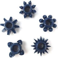 A-Gusto Set of Penis Rings Σετ Ελαστικά Δαχτυλίδια Πέους 1.5cm Μπλε 5τμχ