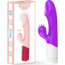 Licking Rabbit Vibrator Purple
