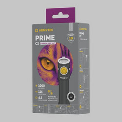 Armytek Prime C2 Pro White Επαναφορτιζόμενος Φακός Αδιάβροχος 1250lm