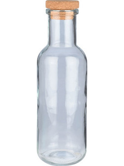 ESTIA ΜΠΟΥΚΑΛΙ ΓΥΑΛΙΝΟ 1000ml ΜΕ ΚΑΠΑΚΙ ΦΕΛΛΟΥ ΓΚΡΙ ESTIA 01-21863