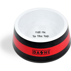 STRIPES RED & BLACK BOWL Small (DBOWL27)