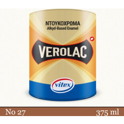 Vitex Verolac Ντουκόχρωμα Διαλύτου Ξύλου & Μετάλλου 27 Gloss 0.375lt