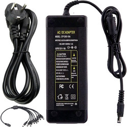 ANGA CP1205-10A Switching Παλμοτροφοδοτικό για κάμερες 12V 10A με καλώδιο 1 σε 8