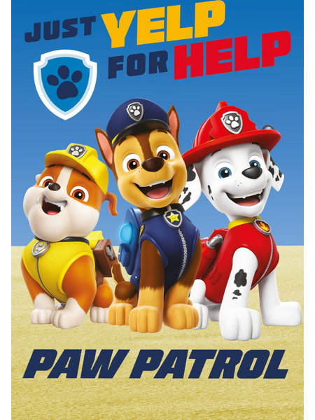 Paw Patrol Yelp Παιδική Κουβέρτα Fleece 100x150
